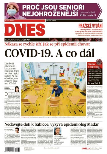 Obálka e-magazínu MF Dnes 11.3.2020