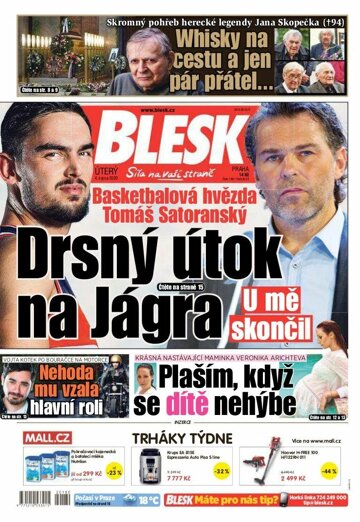 Obálka e-magazínu Blesk 4.8.2020