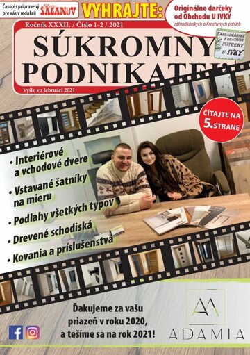 Obálka e-magazínu Súkromný podnikateľ 1-2/2021