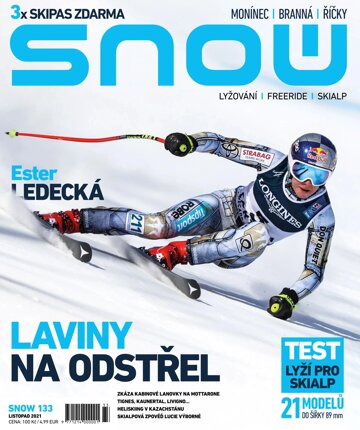 Obálka e-magazínu SNOW 133 – listopad 2021