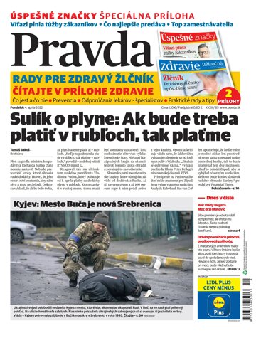 Obálka e-magazínu Pravda 4. 4. 2022