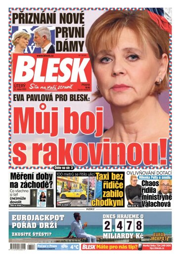 Obálka e-magazínu Blesk 31.1.2023