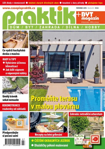 Obálka e-magazínu PRAKTIK & příloha Byt magazín 7/2015