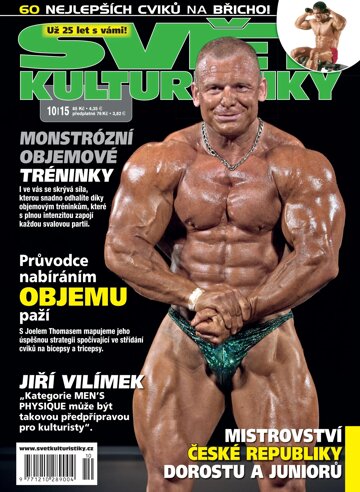 Obálka e-magazínu Svět Kulturistiky 10/2015