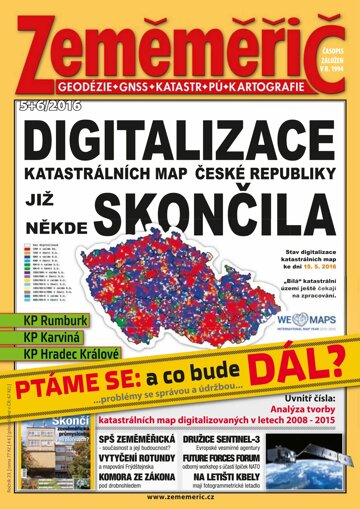 Obálka e-magazínu Zeměměřič 2016-05+06