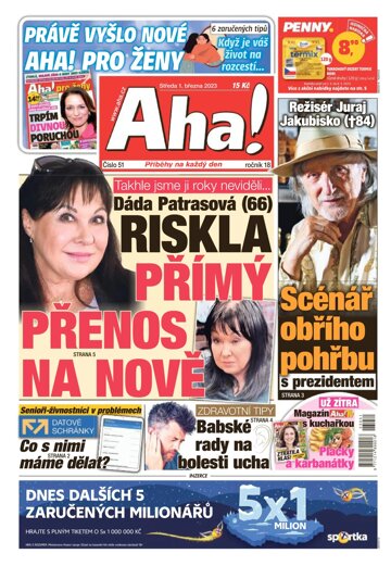 Obálka e-magazínu AHA! 1.3.2023