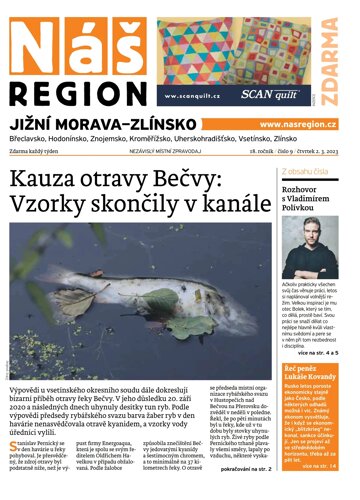 Obálka e-magazínu Náš Region - Jižní Morava/Zlínsko 9/2023