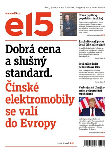 Obálka e-magazínu E15 27.3.2023