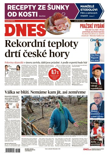 Obálka e-magazínu MF Dnes 26.2.2024