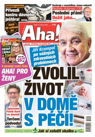 Obálka e-magazínu AHA! 12.4.2024