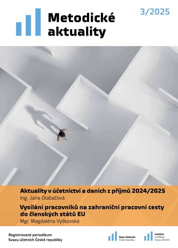 Obálka e-magazínu Metodické aktuality Svazu účetních 3/2025