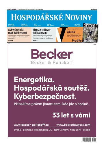 Obálka e-magazínu Hospodářské noviny 236 - 5.12.2025