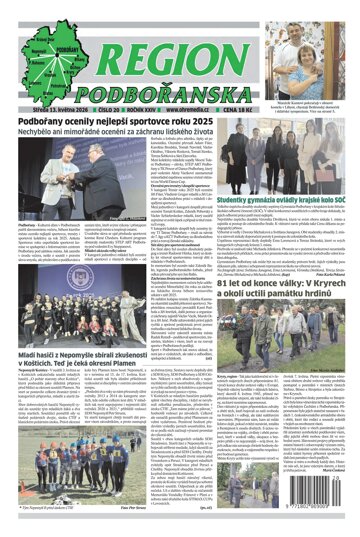 Obálka e-magazínu Region Podbořanska 20/26