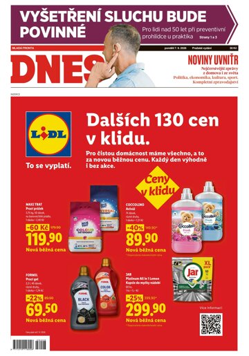 Obálka e-magazínu MF Dnes 7.9.2026