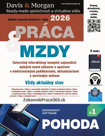 Obálka knihy Práca & Mzdy 2026