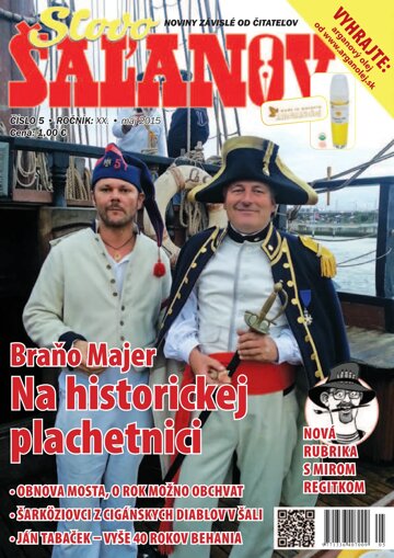 Obálka e-magazínu Slovo Šaľanov 5/2015