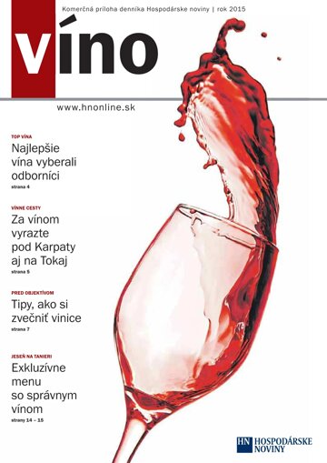 Obálka e-magazínu Víno 2015
