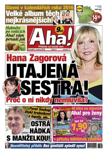 Obálka e-magazínu AHA! 4.1.2016