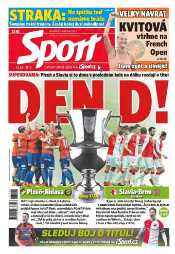 Obálka e-magazínu Sport 27.5.2017