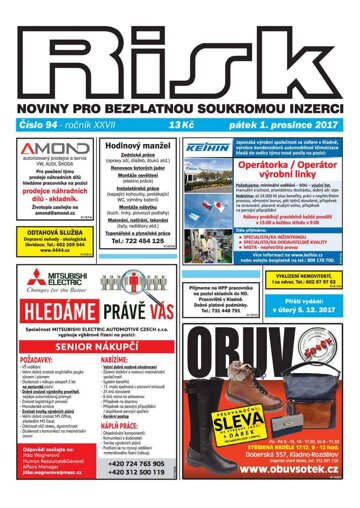 Obálka e-magazínu Risk 94/2017