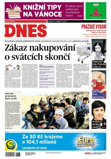 Obálka e-magazínu MF Dnes 9.12.2017