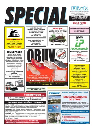 Obálka e-magazínu Special 6/2018