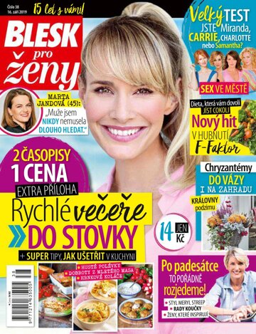 Obálka e-magazínu Blesk pro ženy 38/2019