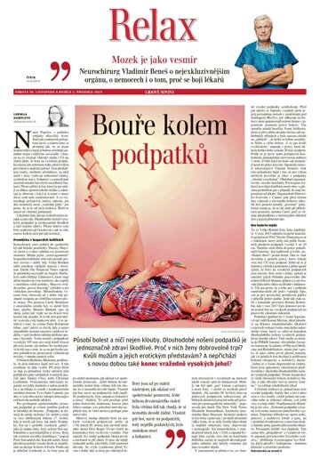 Obálka e-magazínu LN+ Čechy - 30.11.2019