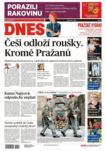 Obálka e-magazínu MF Dnes 19.6.2020