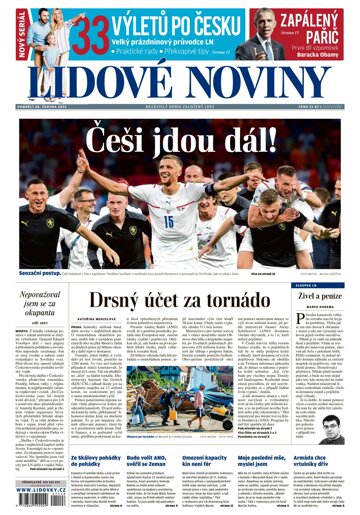 Obálka e-magazínu Lidové noviny 28.6.2021