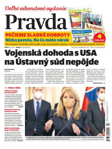 Obálka e-magazínu Pravda 21. 1. 2022