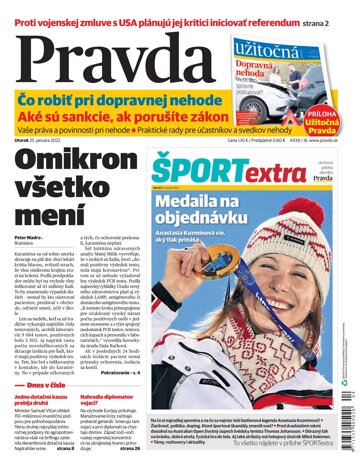 Obálka e-magazínu Pravda 25. 1. 2022