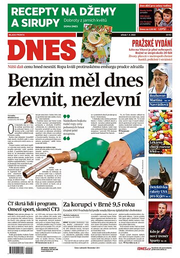 Obálka e-magazínu MF Dnes 1.6.2022