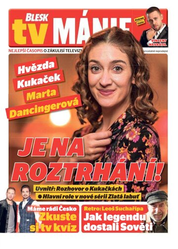 Obálka e-magazínu Blesk Tv manie 21.1.2023