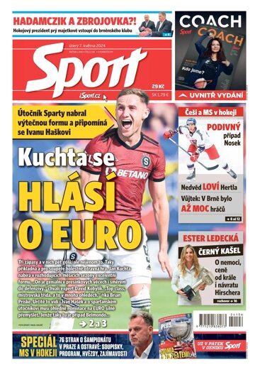 Obálka e-magazínu Sport 7.5.2024