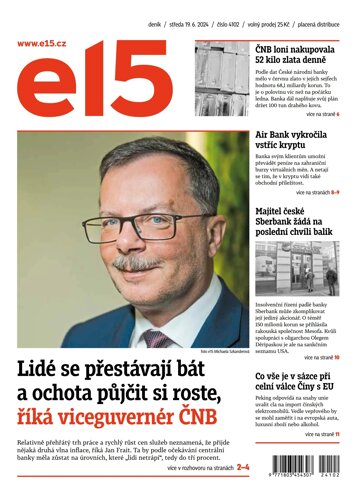 Obálka e-magazínu E15 19.6.2024