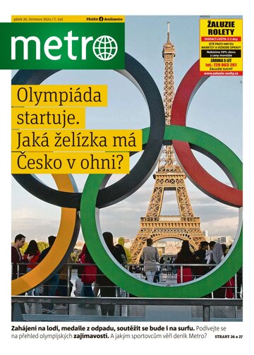 Obálka e-magazínu deník METRO 26.7.2024