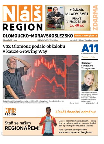 Obálka e-magazínu Náš Region - Olomoucko/Moravskoslezsko 22/2025