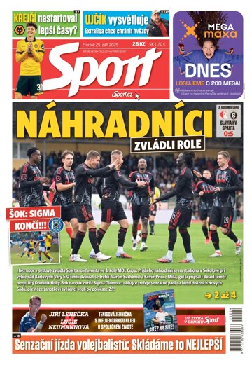 Obálka e-magazínu Sport 25.9.2025