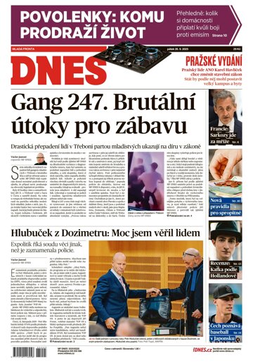 Obálka e-magazínu MF Dnes 26.9.2025