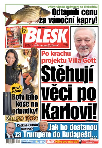 Obálka e-magazínu Blesk 18.10.2025