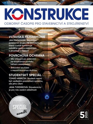 Obálka e-magazínu Konstrukce 5/2025
