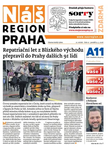 Obálka e-magazínu Náš Region - Praha 11/2026