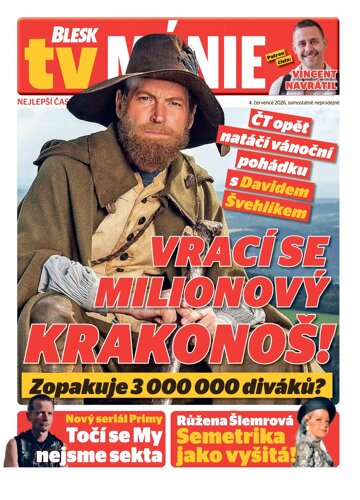 Obálka e-magazínu Blesk Tv manie 4.7.2026