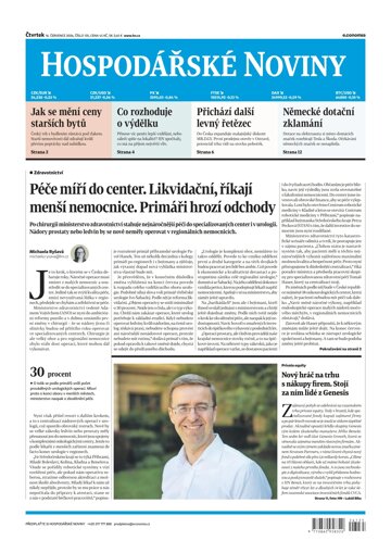 Obálka e-magazínu Hospodářské noviny 135 - 16.7.2026