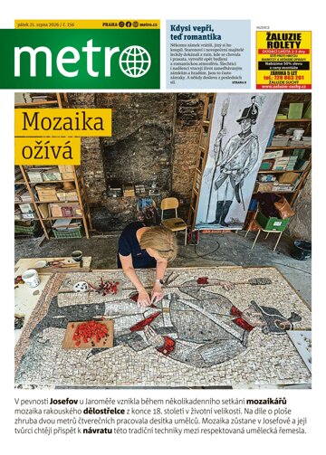 Obálka e-magazínu deník METRO 21.8.2026