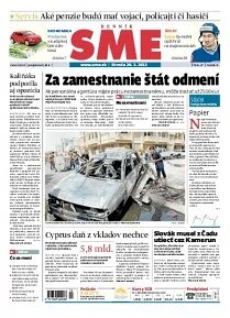 Obálka e-magazínu SME 20.3.2013