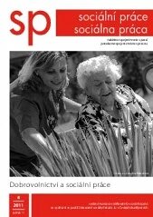 Obálka e-magazínu Sociální práce 4/2011 Dobrovolnictví a