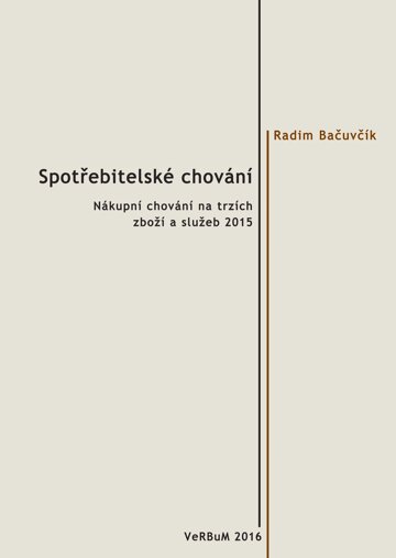 Obálka knihy Spotřebitelské chování