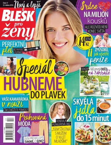 Obálka e-magazínu Blesk pro ženy 23.4.2018